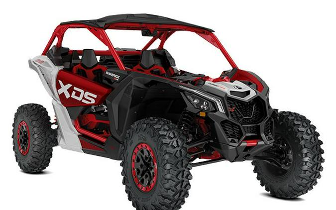 2025 Can-Am® Maverick X3 X DS Turbo RR With Smart-Shox Fiery Red & Hyper Silver