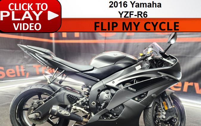 2016 Yamaha YZF-R6