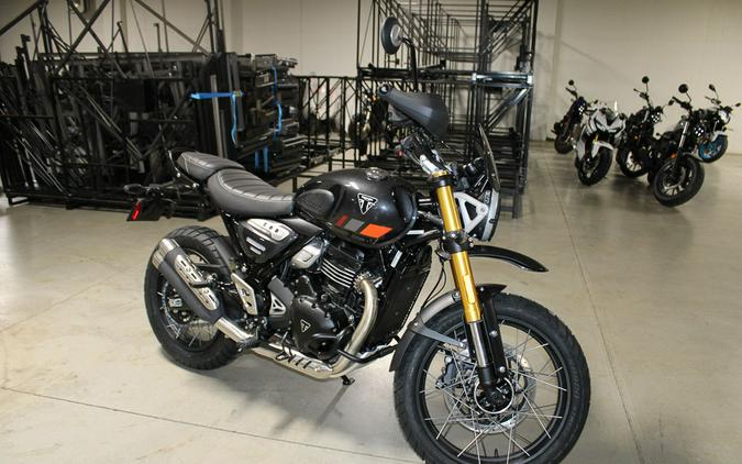2026 Triumph Scrambler 400 XC Storm Grey