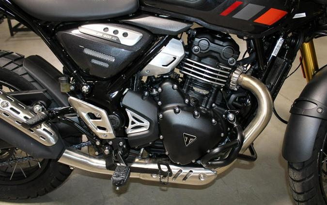 2026 Triumph Scrambler 400 XC Storm Grey