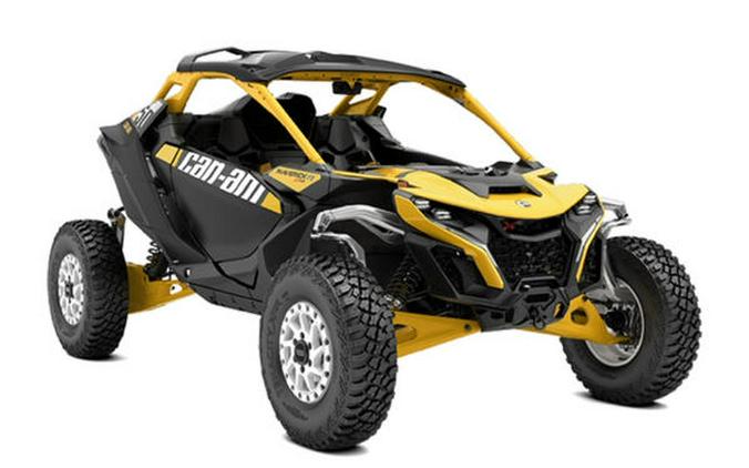 2024 Can-Am® Maverick R X RS with Smart-Shox Carbon Black & Neo Yellow