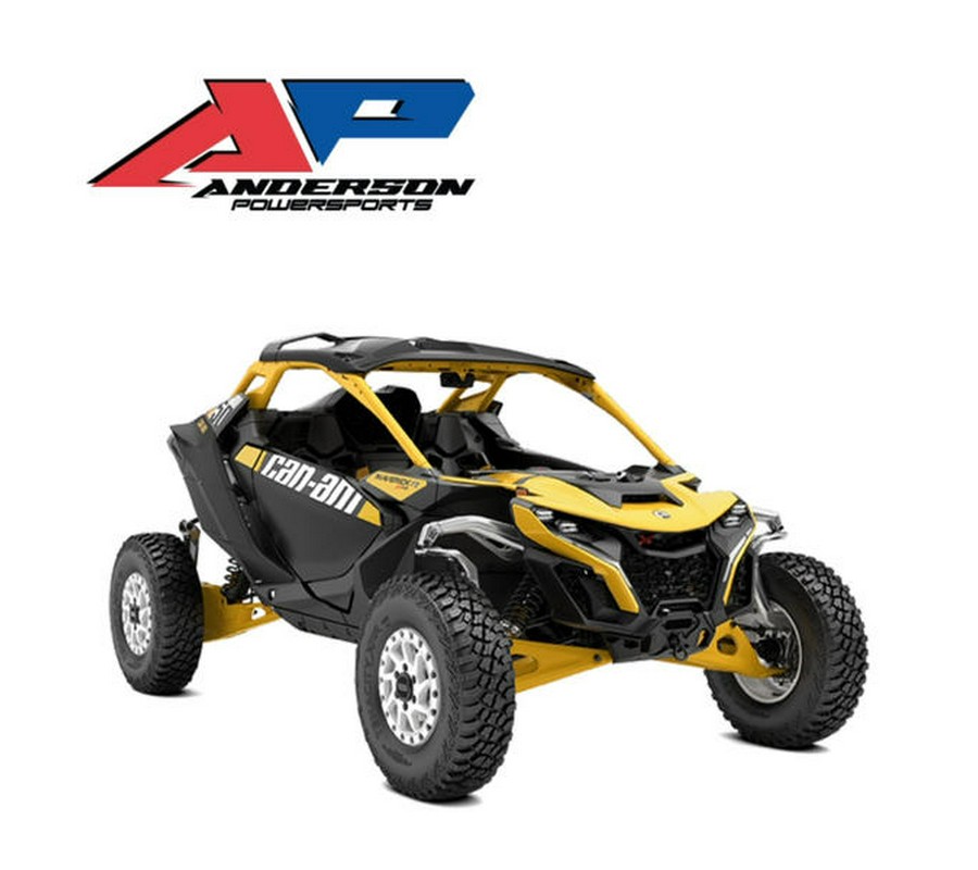 2024 Can-Am® Maverick R X RS with Smart-Shox Carbon Black & Neo Yellow