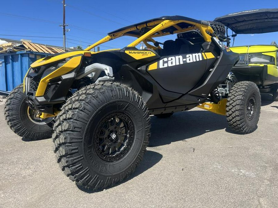 2024 Can-Am® Maverick R X RS with Smart-Shox Carbon Black & Neo Yellow