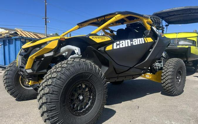 2024 Can-Am® Maverick R X RS with Smart-Shox Carbon Black & Neo Yellow