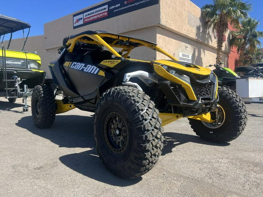 2024 Can-Am® Maverick R X RS with Smart-Shox Carbon Black & Neo Yellow