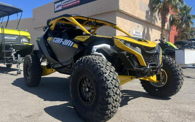 2024 Can-Am® Maverick R X RS with Smart-Shox Carbon Black & Neo Yellow