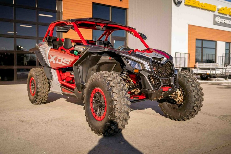 2025 Can-Am® Maverick X3 X DS Turbo RR With Smart-Shox Fiery Red & Hyper Silver