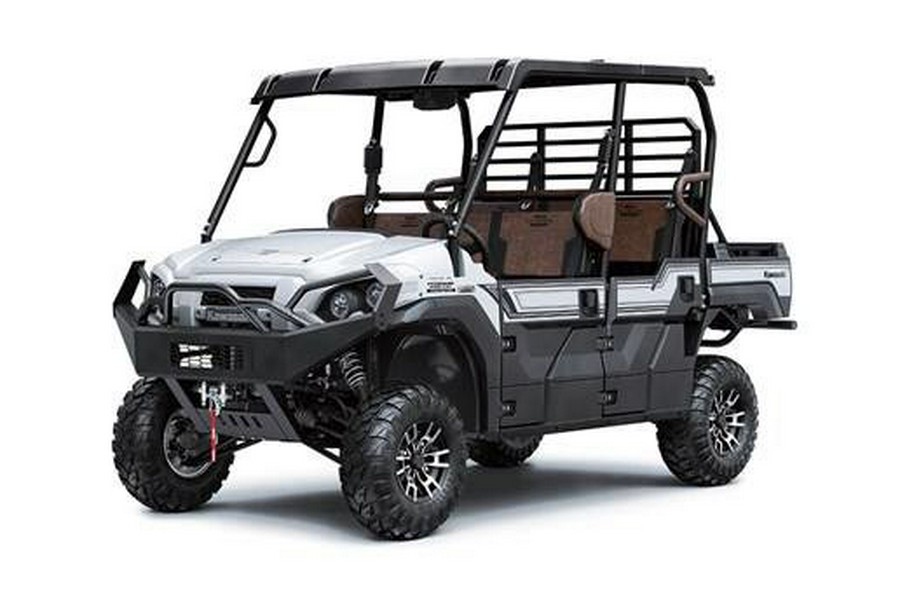 2024 Kawasaki Mule™ PRO-FXT 1000 LE Ranch Edition Platinum METALLIC STARDUST WHITE WITH ARMOR TECH GLASS TIP OUT W