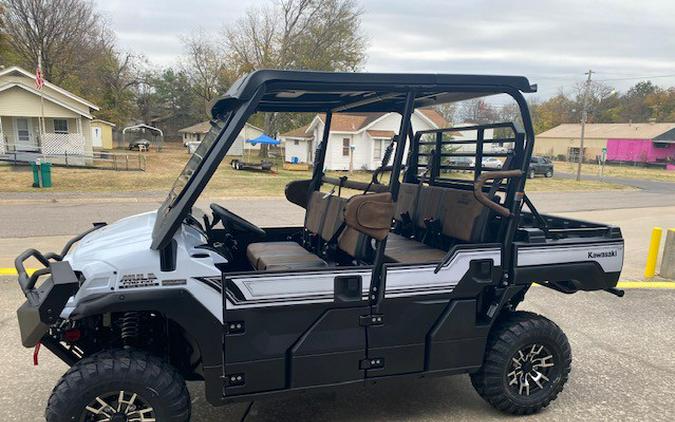 2024 Kawasaki Mule™ PRO-FXT 1000 LE Ranch Edition Platinum METALLIC STARDUST WHITE WITH ARMOR TECH GLASS TIP OUT W