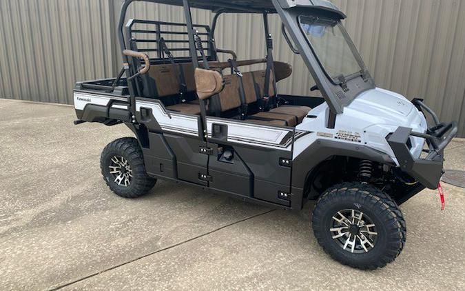 2024 Kawasaki Mule™ PRO-FXT 1000 LE Ranch Edition Platinum METALLIC STARDUST WHITE WITH ARMOR TECH GLASS TIP OUT W