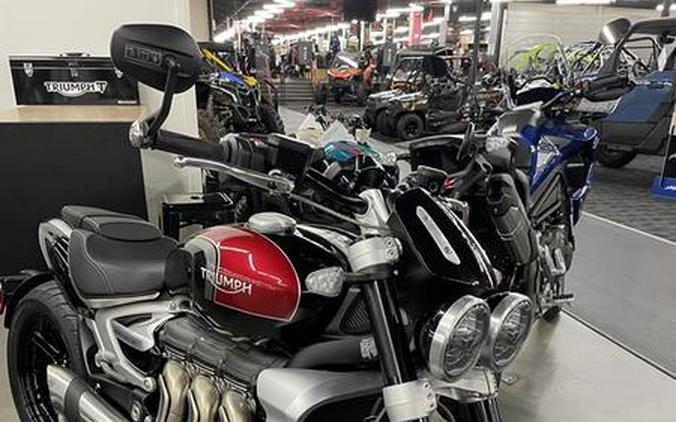 2024 Triumph Rocket 3 R Sapphire Black/Carnival Red/Silver Ice