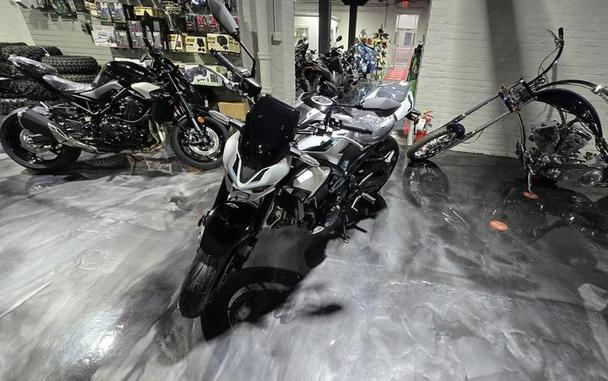 2025 Kawasaki Z900 ABS Galaxy Silver/Metallic Spark Black