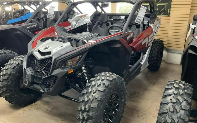 2024 Can-Am® Maverick X3 DS Turbo Fiery Red & Hyper Silver