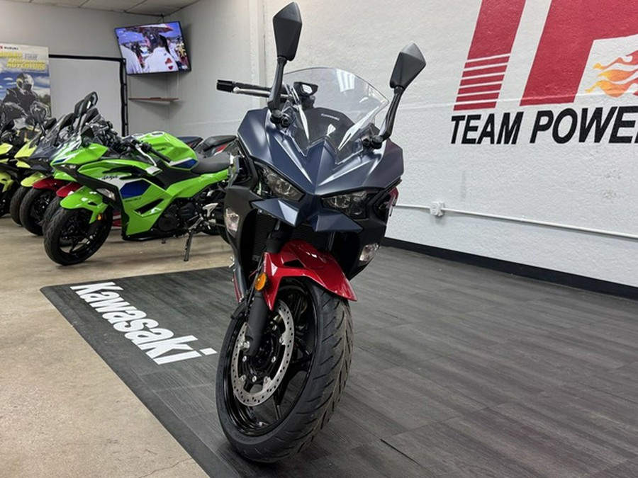 2026 Kawasaki Ninja 500 ABS Metallic Matte Twilight Blue