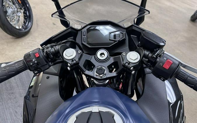 2026 Kawasaki Ninja 500 ABS Metallic Matte Twilight Blue