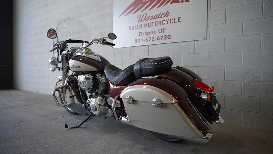 2025 Indian Motorcycle® Springfield® Maroon Metallic/Silver Quartz Metallic