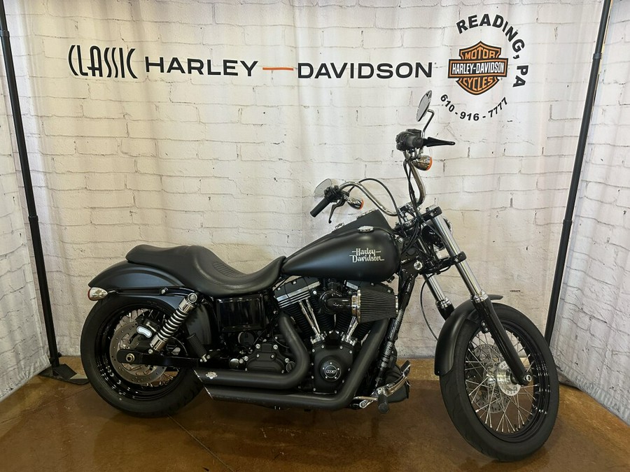 2016 Harley-Davidson Street Bob FXDBP Black Denim