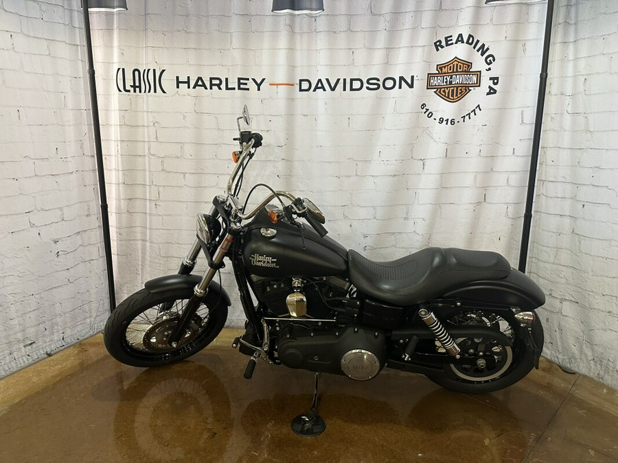 2016 Harley-Davidson Street Bob FXDBP Black Denim