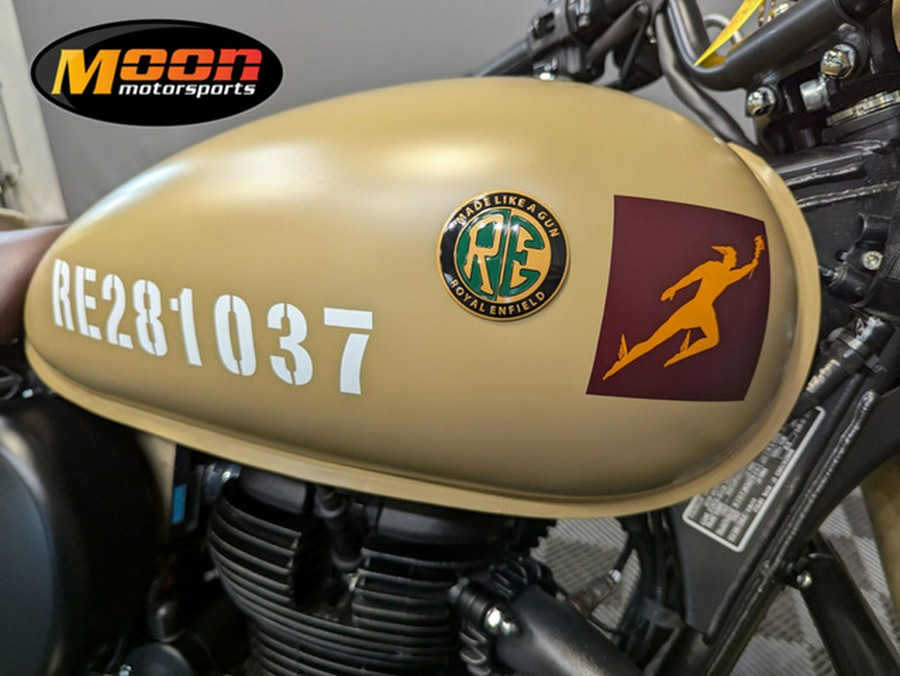 2022 Royal Enfield Classic 350 Signals Desert Sand