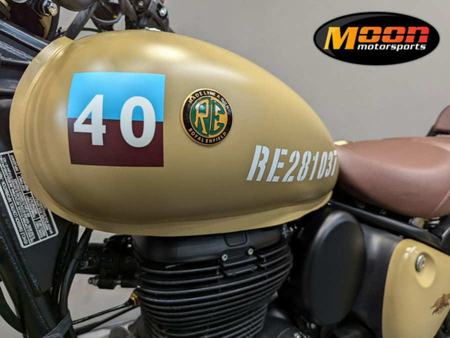 2022 Royal Enfield Classic 350 Signals Desert Sand