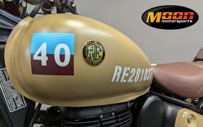 2022 Royal Enfield Classic 350 Signals Desert Sand