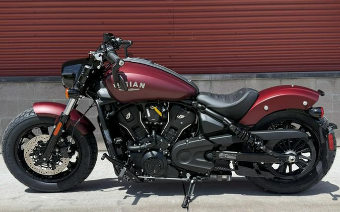 2026 Indian SCOUT BOBBER, MAROON METALLIC SMOKE