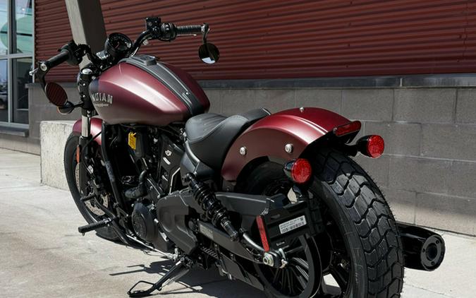 2026 Indian SCOUT BOBBER, MAROON METALLIC SMOKE