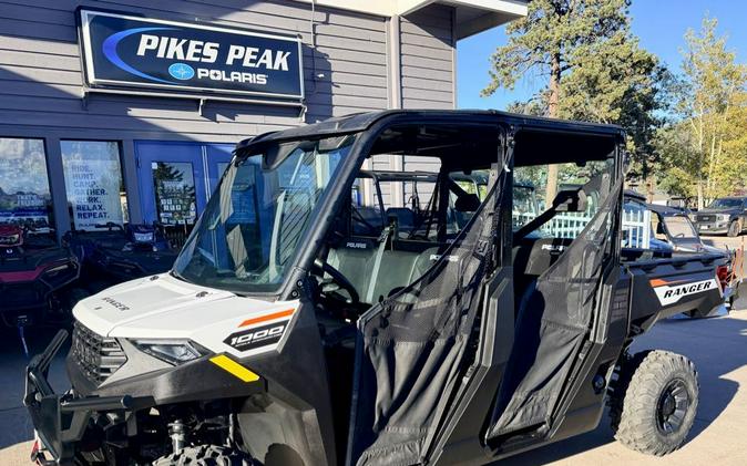 2024 RANGER CREW 1000 PREMIUM WHITE LIGHTNING with ROOF - Polaris