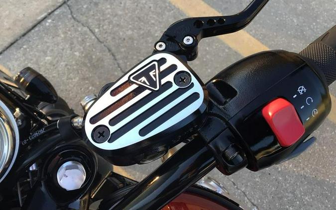 2022 Triumph Bonneville T120 Cordovan Red/Silver Ice