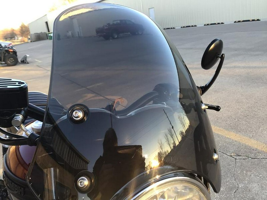 2022 Triumph Bonneville T120 Cordovan Red/Silver Ice