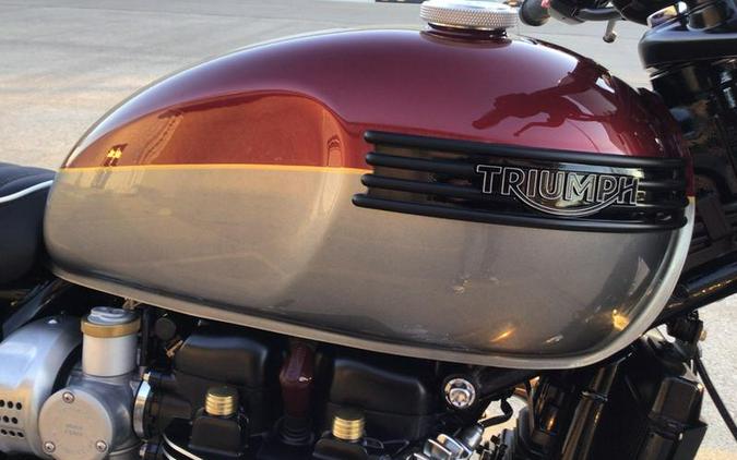 2022 Triumph Bonneville T120 Cordovan Red/Silver Ice