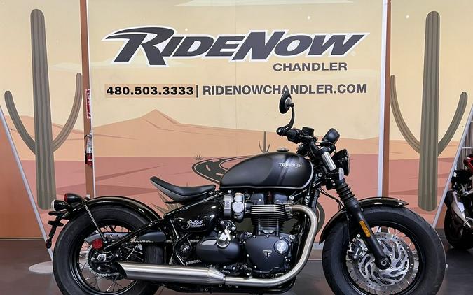 2023 Triumph Bonneville Bobber Jet Black