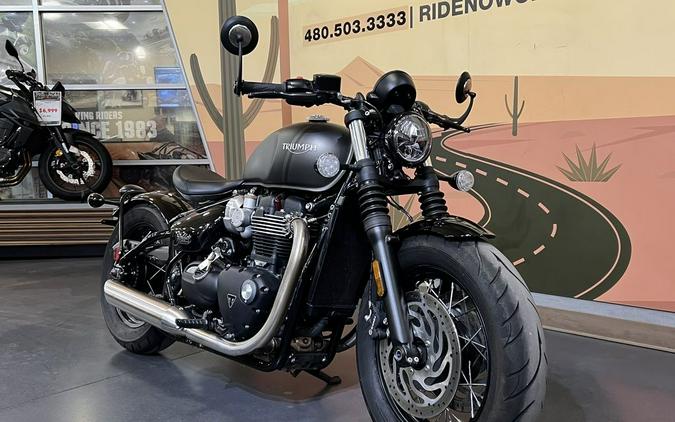 2023 Triumph Bonneville Bobber Jet Black