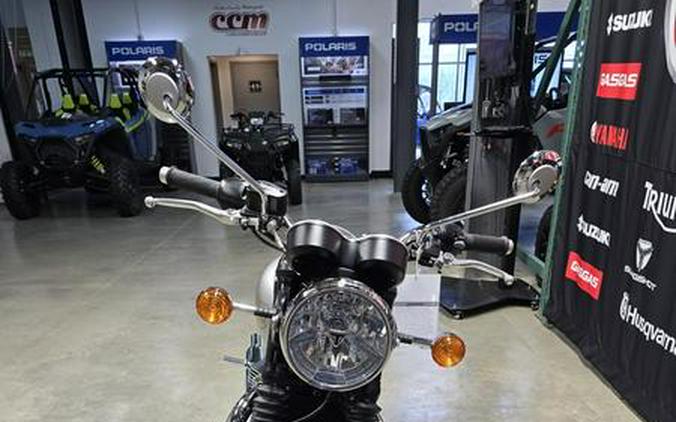 2025 Triumph Bonneville T120 Sapphire Black/Aluminium Silver