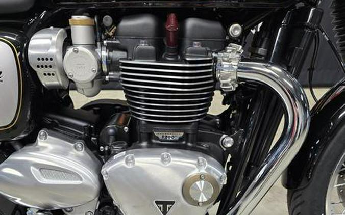 2025 Triumph Bonneville T120 Sapphire Black/Aluminium Silver