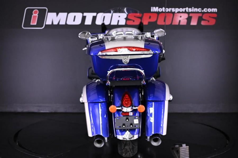 2024 Indian Motorcycle® Roadmaster® with Powerband Audio Package Spirit Blue Metallic/Silver Quartz