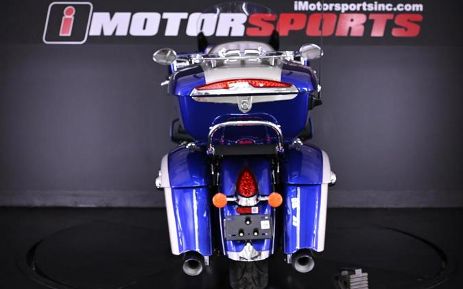 2024 Indian Motorcycle® Roadmaster® with Powerband Audio Package Spirit Blue Metallic/Silver Quartz