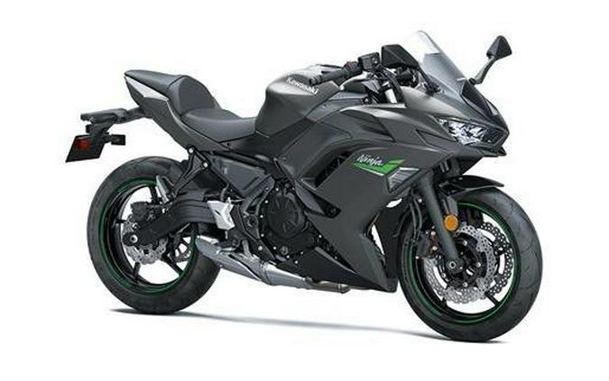 2024 Kawasaki Ninja® 650 - Metallic Matte Covert Green/Metallic Spark Black/Pearl Sand Khaki