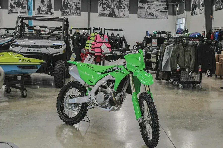 New 2025 KAWASAKI KX 450 LIME GREEN