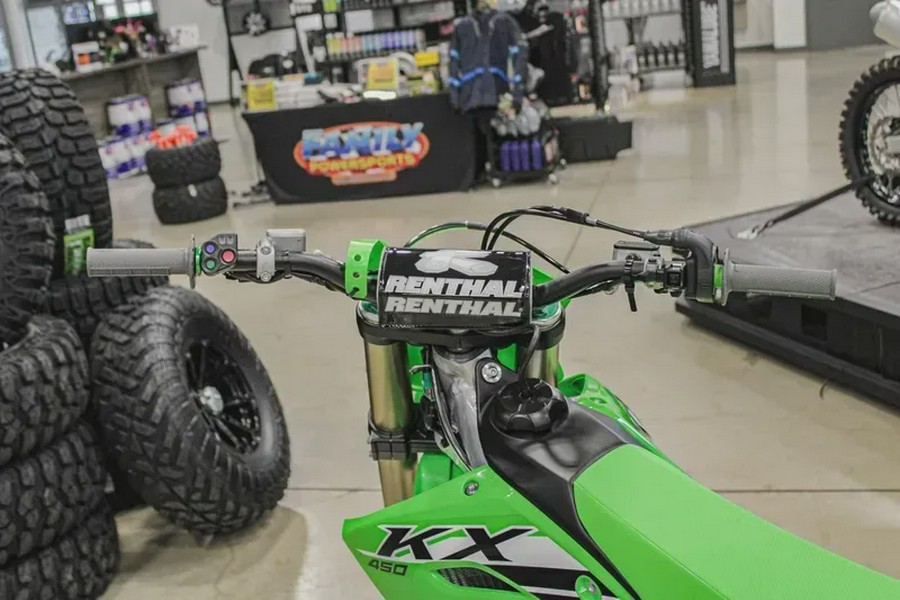 New 2025 KAWASAKI KX 450 LIME GREEN