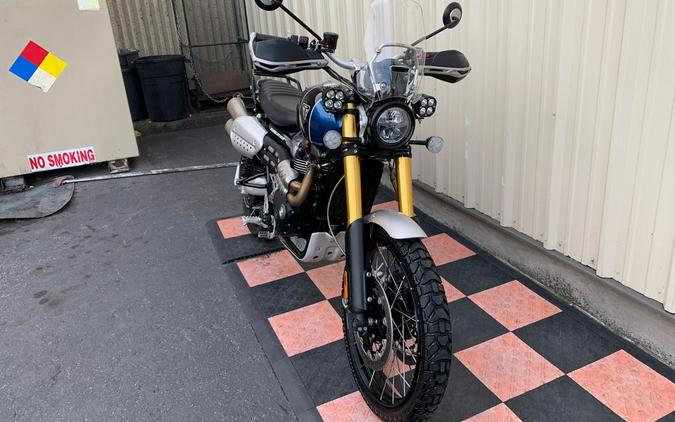 2022 Triumph Scrambler 1200 XE Cobalt Blue Jet Black