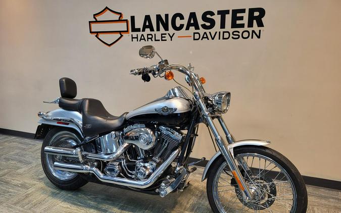 2003 Harley-Davidson® Softail Deuce Two-Tone Sterling Silver and Vivid Black FXSTDI