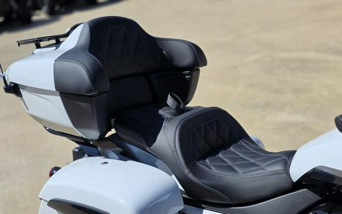 2025 Indian Motorcycle® Pursuit® Dark Horse® 112 Ghost White Metallic Crystal with Black Vivid