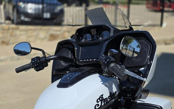 2025 Indian Motorcycle® Pursuit® Dark Horse® 112 Ghost White Metallic Crystal with Black Vivid