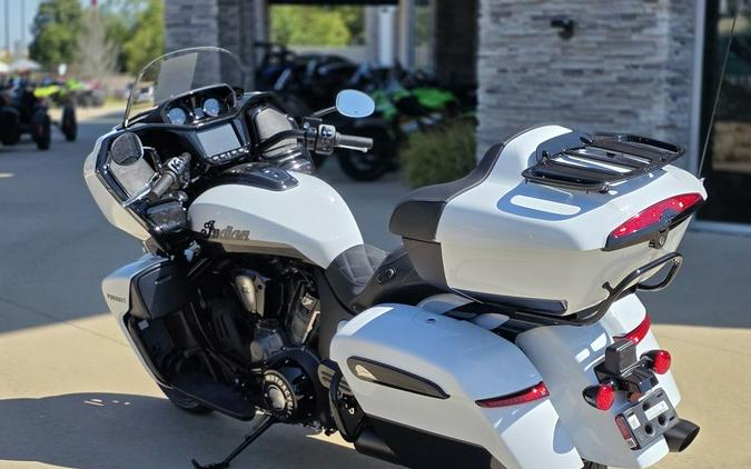 2025 Indian Motorcycle® Pursuit® Dark Horse® 112 Ghost White Metallic Crystal with Black Vivid