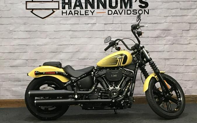 2023 Harley-Davidson Street Bob 114 Industrial Yellow FXBBS