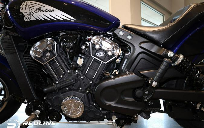 2023 Indian Motorcycle® Scout® ABS Spirit Blue Metallic/Black Metallic