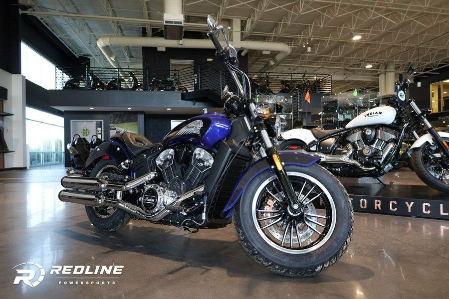 2023 Indian Motorcycle® Scout® ABS Spirit Blue Metallic/Black Metallic