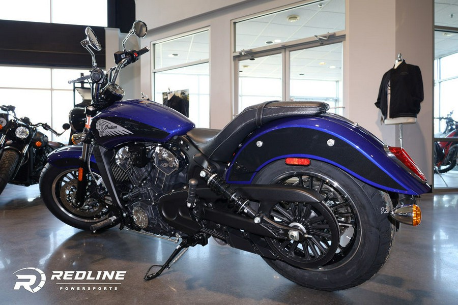 2023 Indian Motorcycle® Scout® ABS Spirit Blue Metallic/Black Metallic