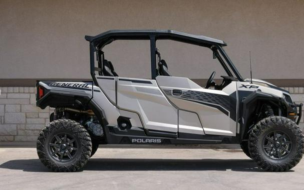 New 2024 POLARIS GENERAL XP 4 1000 ULTIMATE MATTE SILVER QUARTZ